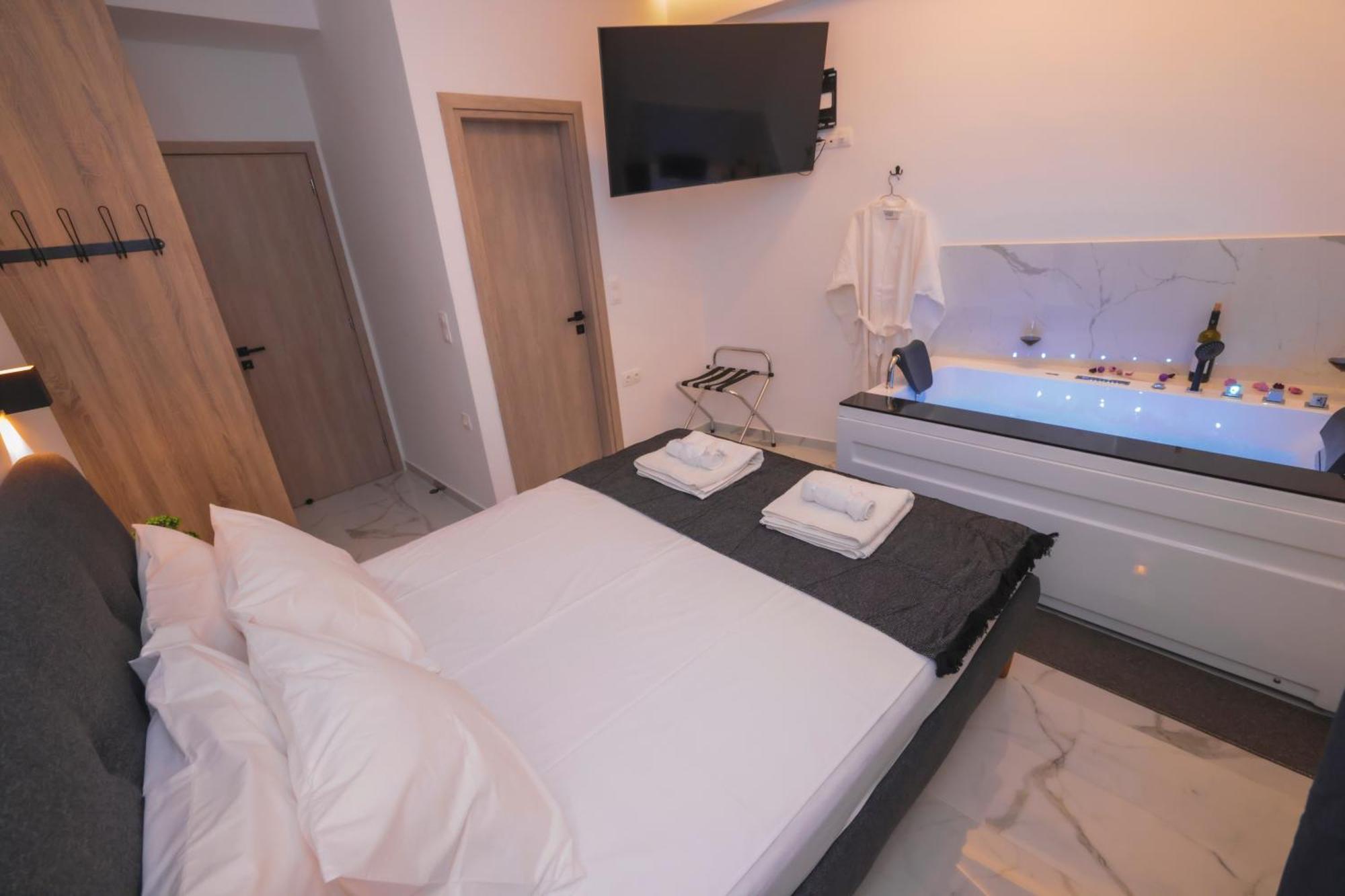 Zeos Finest Jacuzzi Suite Athen Exterior foto